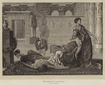 The Death of Cleopatra by Valentine Cameron Prinsep